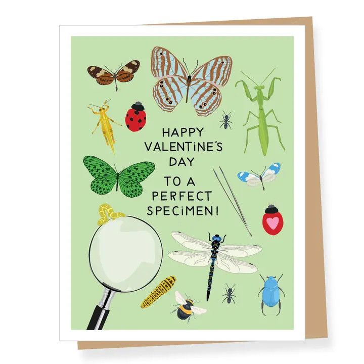 Perfect Specimen Valentine's Day Card