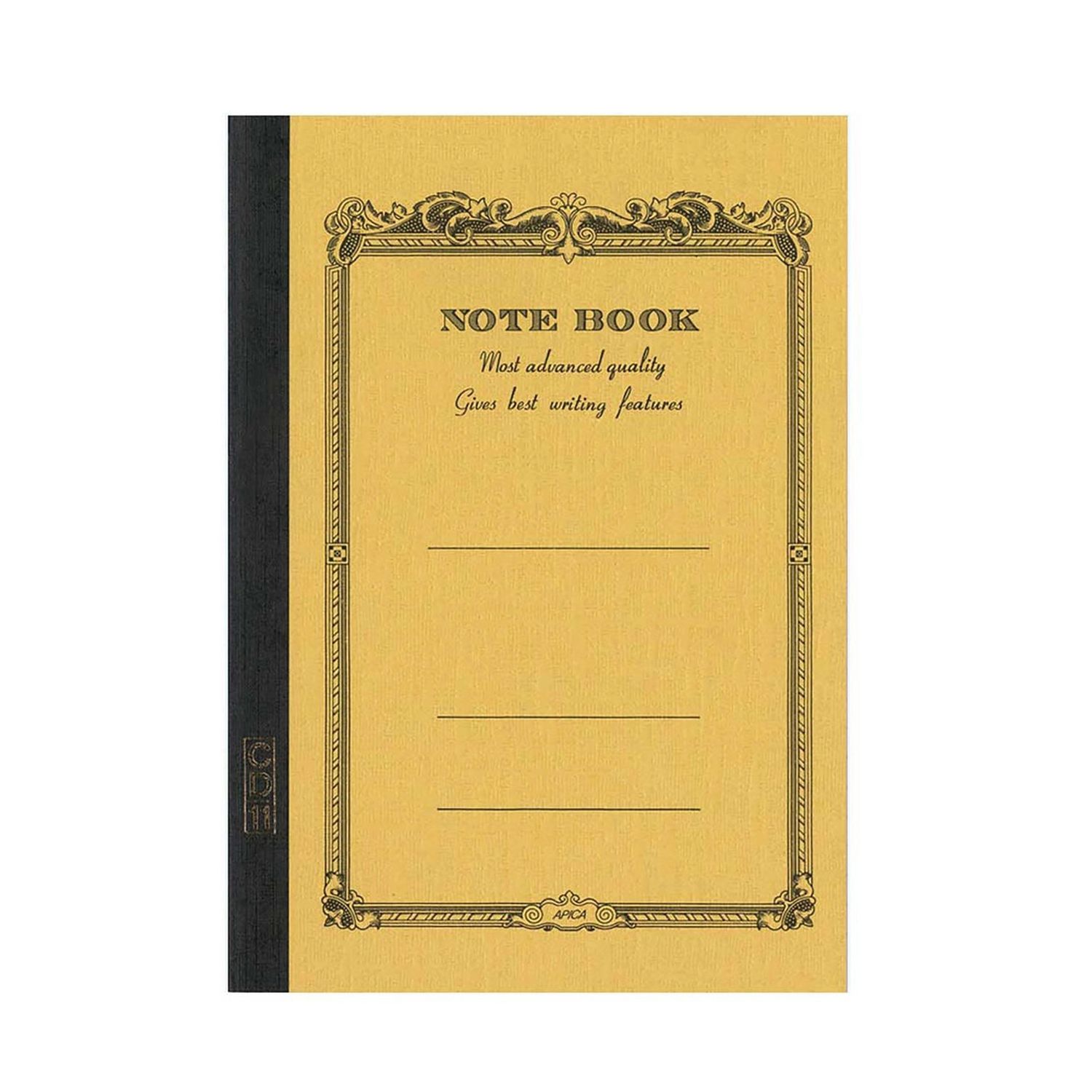 Apica A6 Lined Notebook - Mustard Yellow