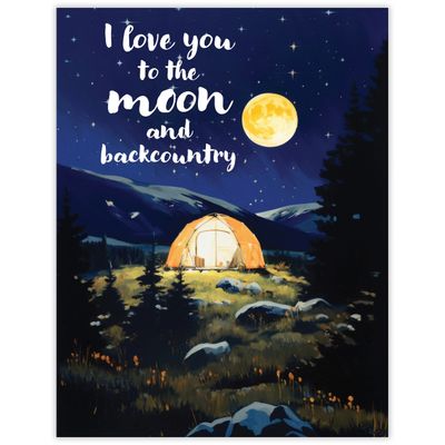 Love You to the Moon and Backcountry Card