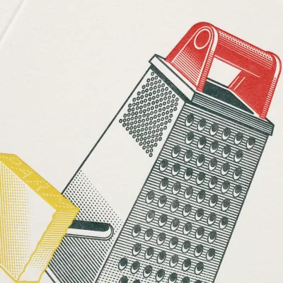 Be Grateful Letterpress Card