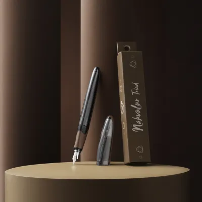 Nahvalur Triad Fountain Pen in Chocolate