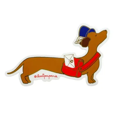 Doxi Mail Delivery Pup Sticker