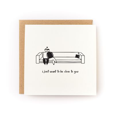 Close To You Letterpress Card