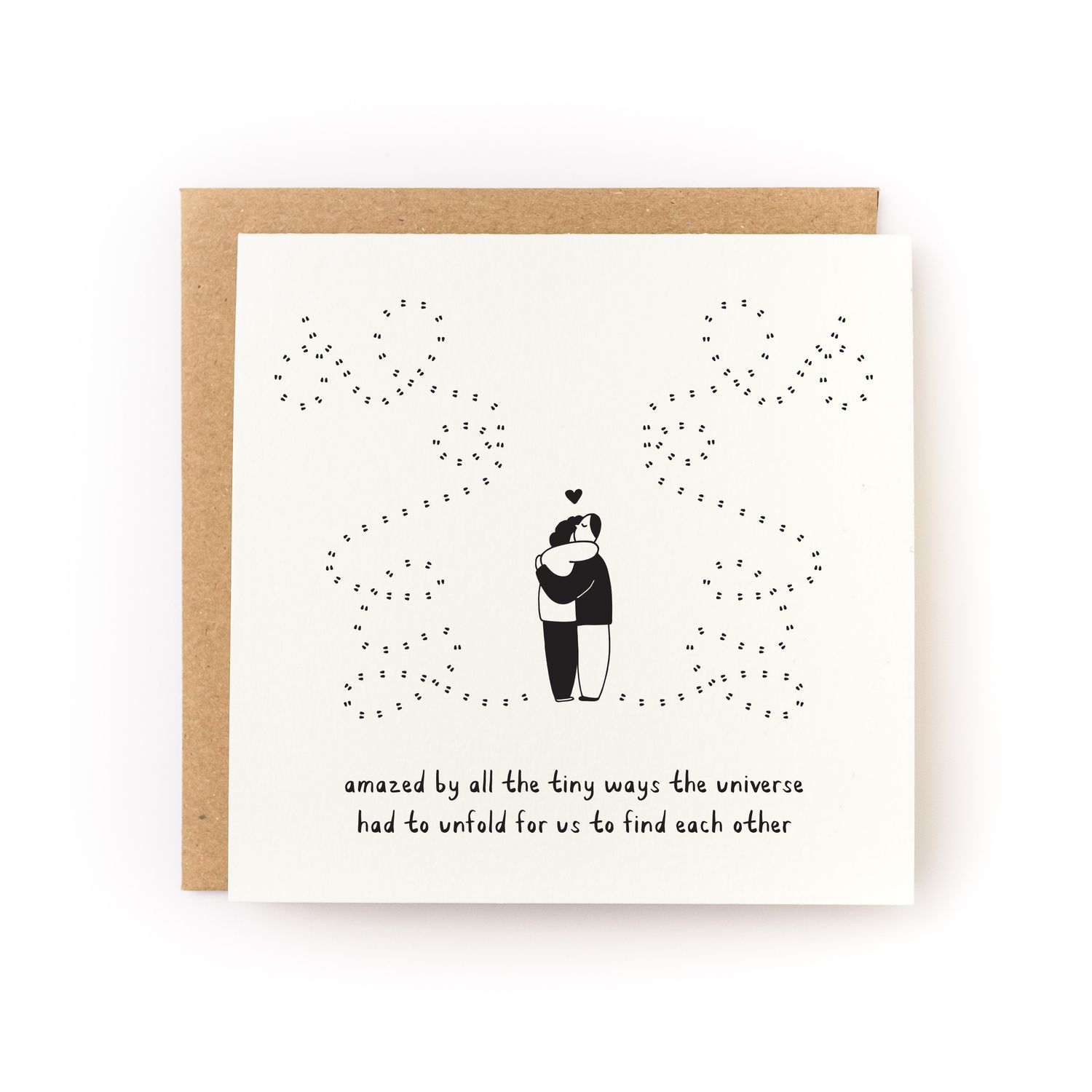 Universe Unfolds Letterpress Love Card