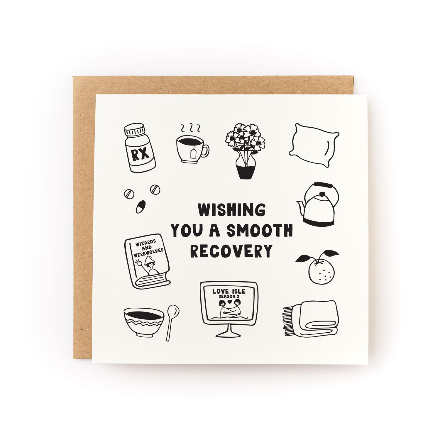 Smooth Recovery Letterpress Card