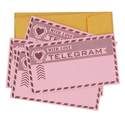 Mini With Love Telegram Notes (set of 8)