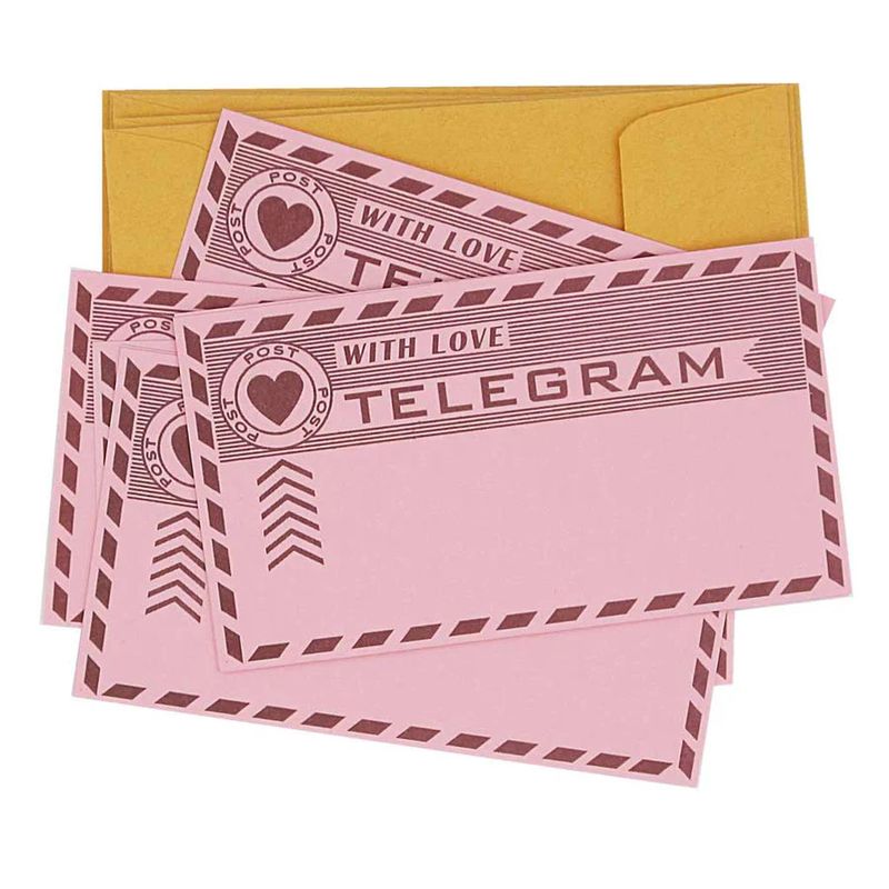 Mini With Love Telegram Notes (set of 8)