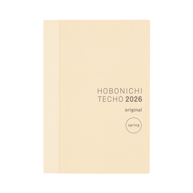 Hobonichi 2026 A6 Original Book [Japanese/April Start/Monday Start]