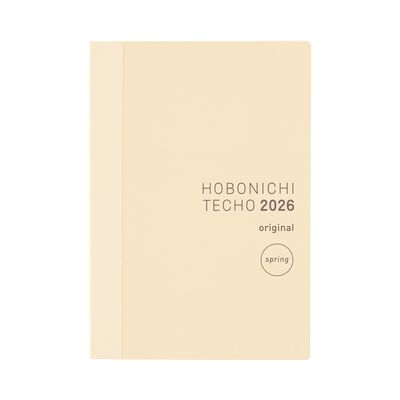 Hobonichi 2026 A6 Original Book [Japanese/April Start/Monday Start]