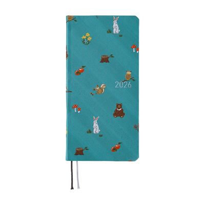 Hobonichi Weeks 2026 Bow &amp; Tie: In the Forest [Japanese/April Start]
