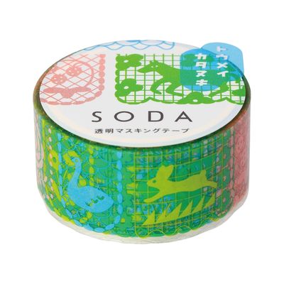Soda Transparent Masking Tape - Papercut