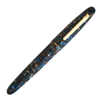 Esterbrook Nouveau Blue &amp; Gold Trim Estie Fountain Pen