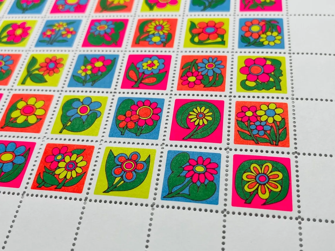 Flowers by Krista Perry Lick &amp; Stick Stamps