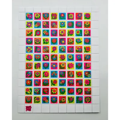 Flowers by Krista Perry Lick &amp; Stick Stamps