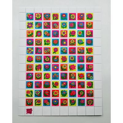 Flowers by Krista Perry Lick &amp; Stick Stamps