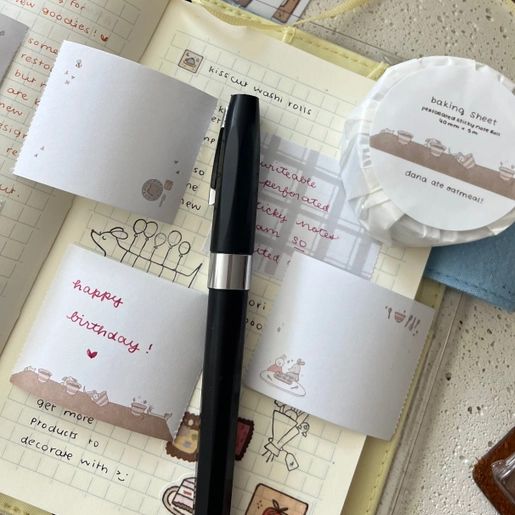 Baking Sheet Perforated Sticky Note Roll