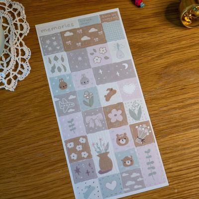 Memories Washi Sticker Sheet