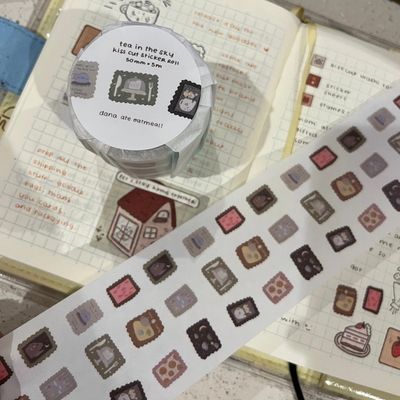 Tea in the Sky Kiss Cut Sticker Roll