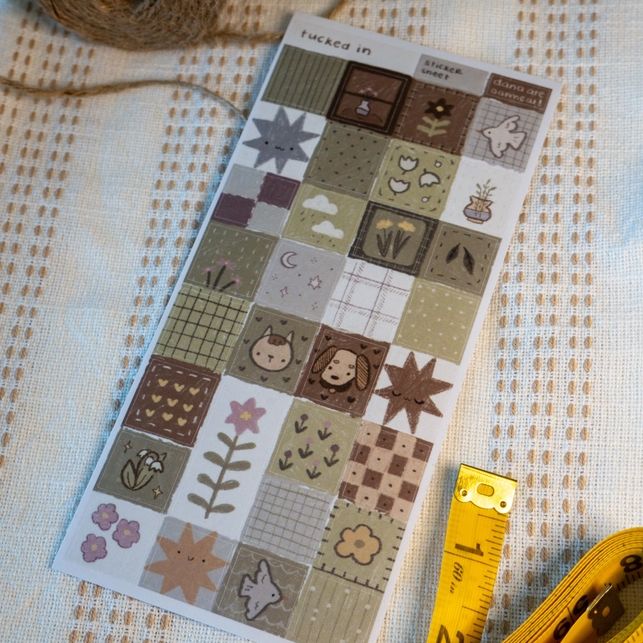 Tucked In Washi Sticker Sheet