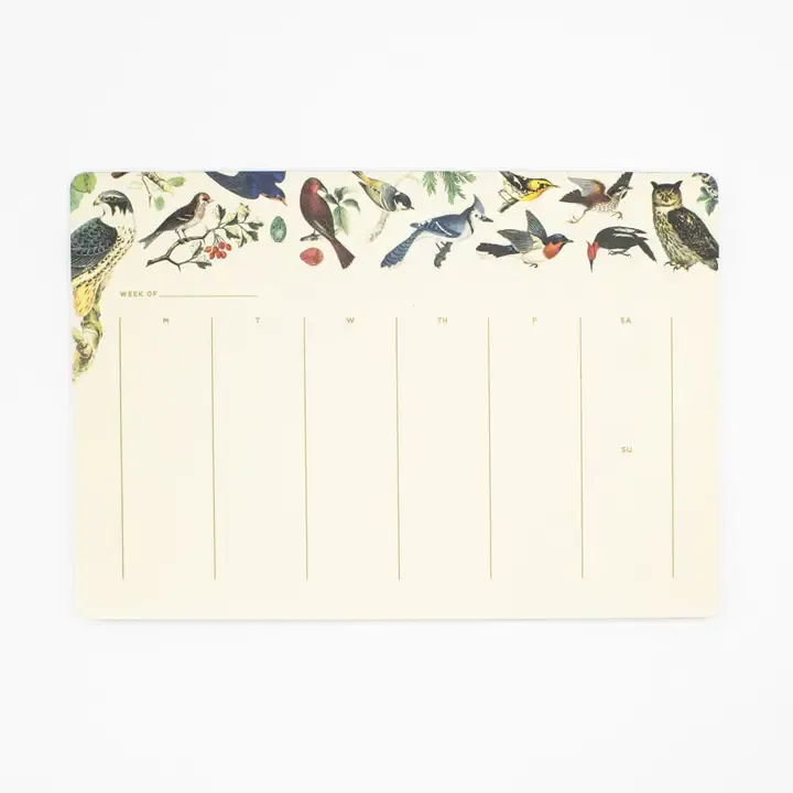 Bird Desk Calendar Pad