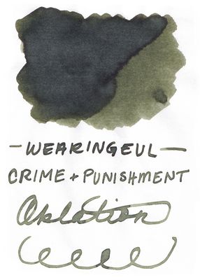 Wearingeul Crime and Punishment (by Fyodor Dostoevsky) Bottled Ink (30ml)
