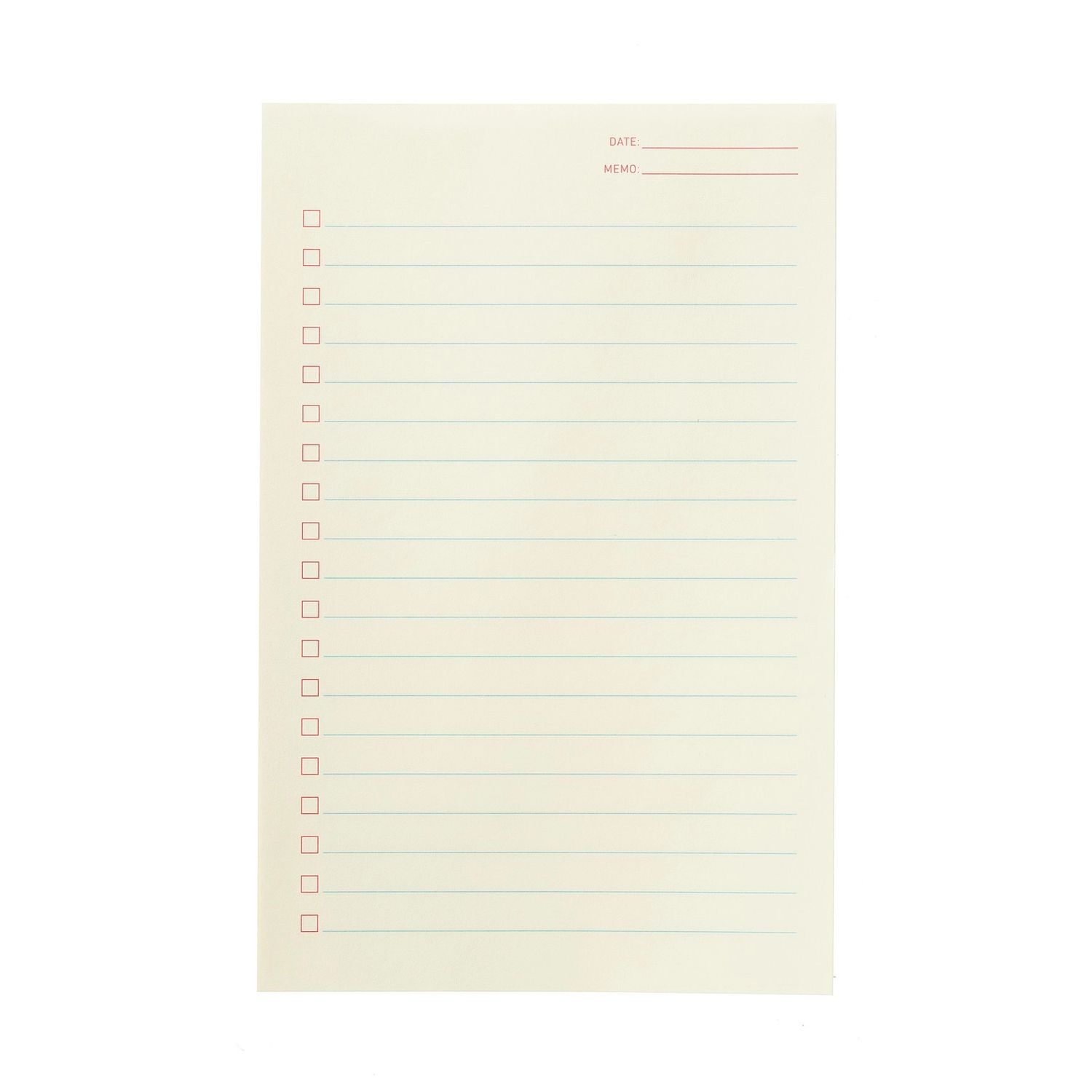 Checklist Notepad