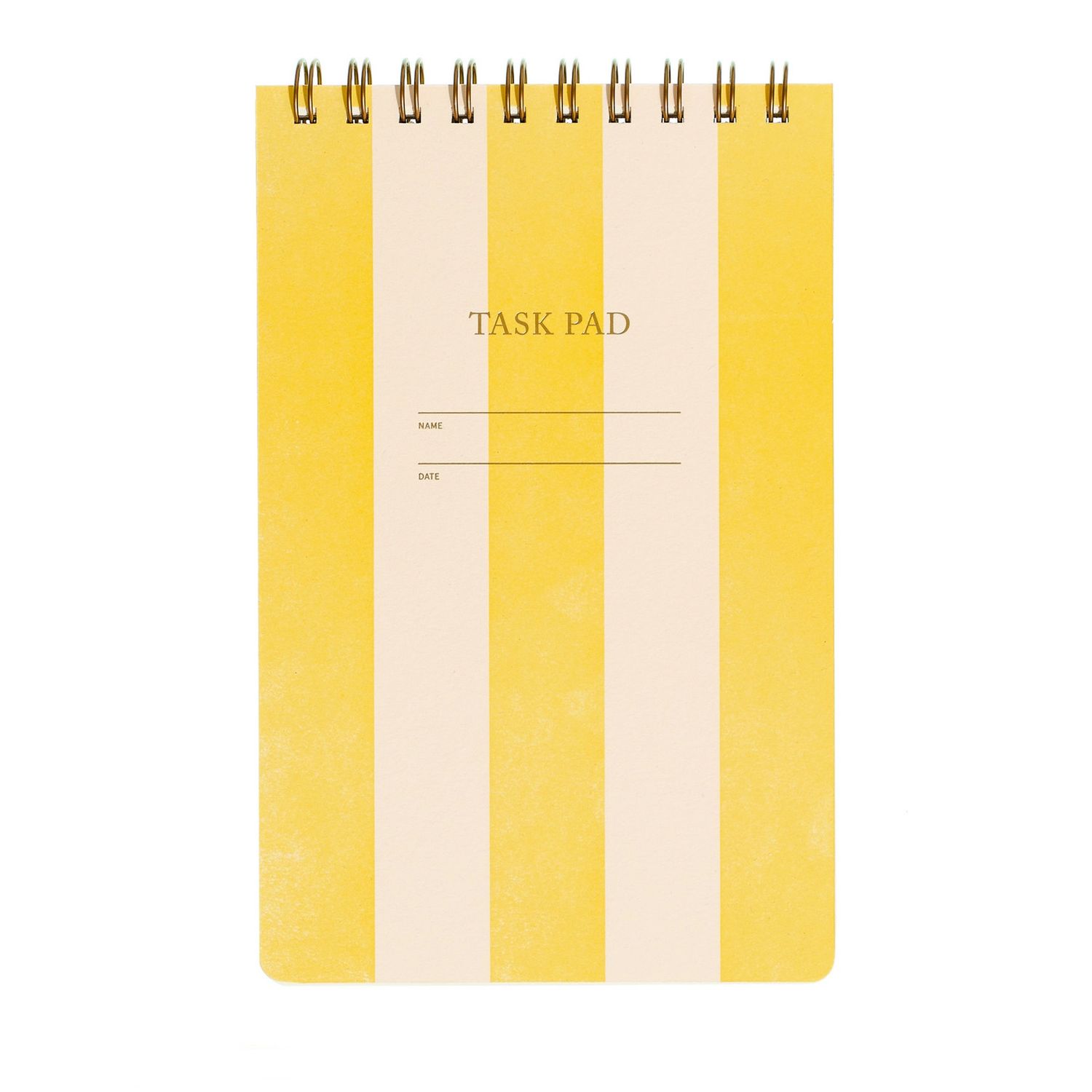 Task Pad - Yellow Stripe (Lined)