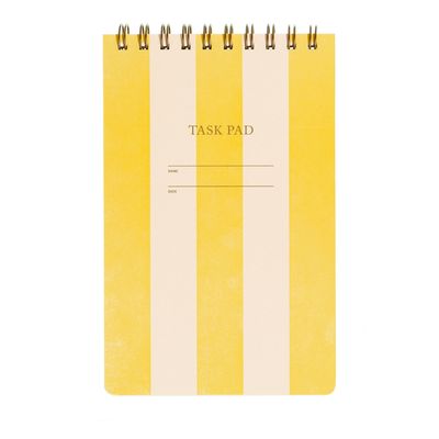 Task Pad - Yellow Stripe (Lined)