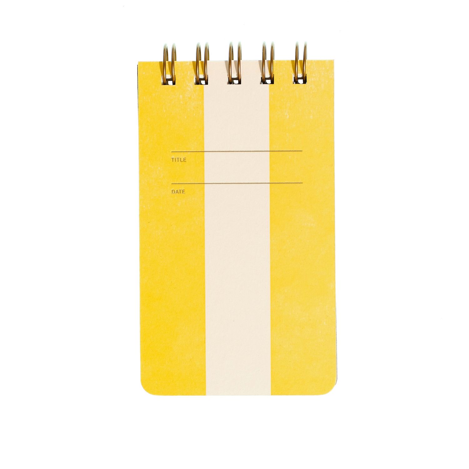 Reporter Notebook - Yellow Stripe (Lined)