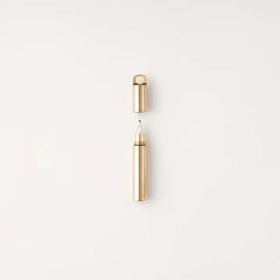 Tom's Studio The Field Mouse Refillable Travel Pen - Brass