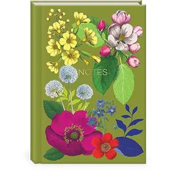 Vintage Floral Flowers Hardcover Journal