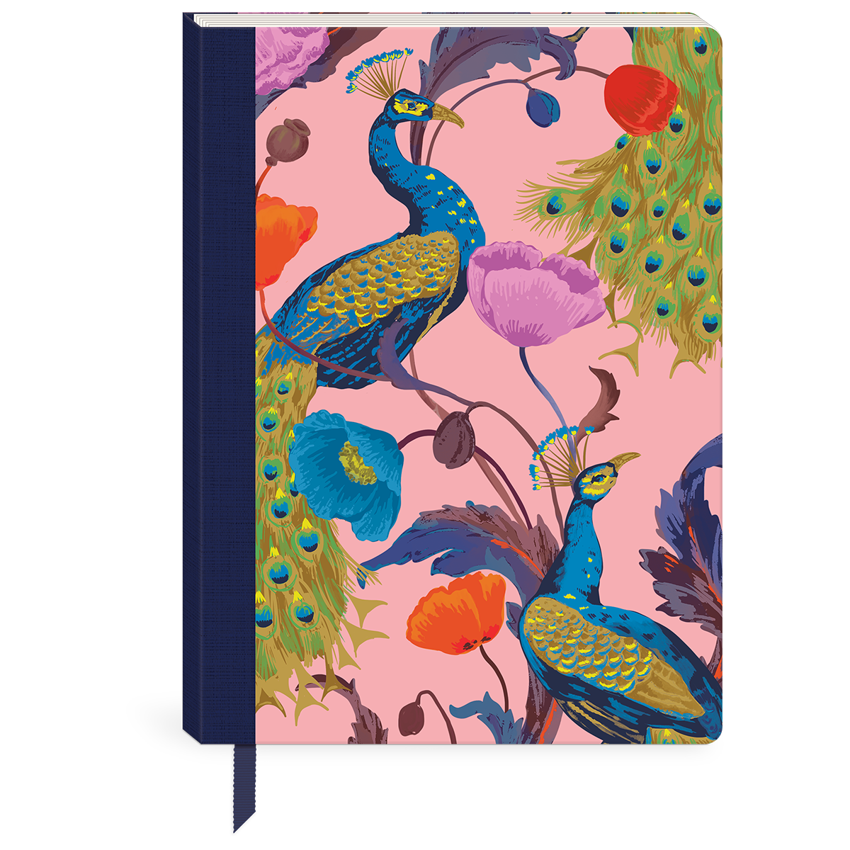 Timeless Treasures Peacock Softcover Journal