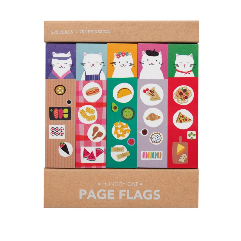 Hungry Cat Page Flags