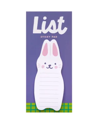 Bunny List Sticky Notes