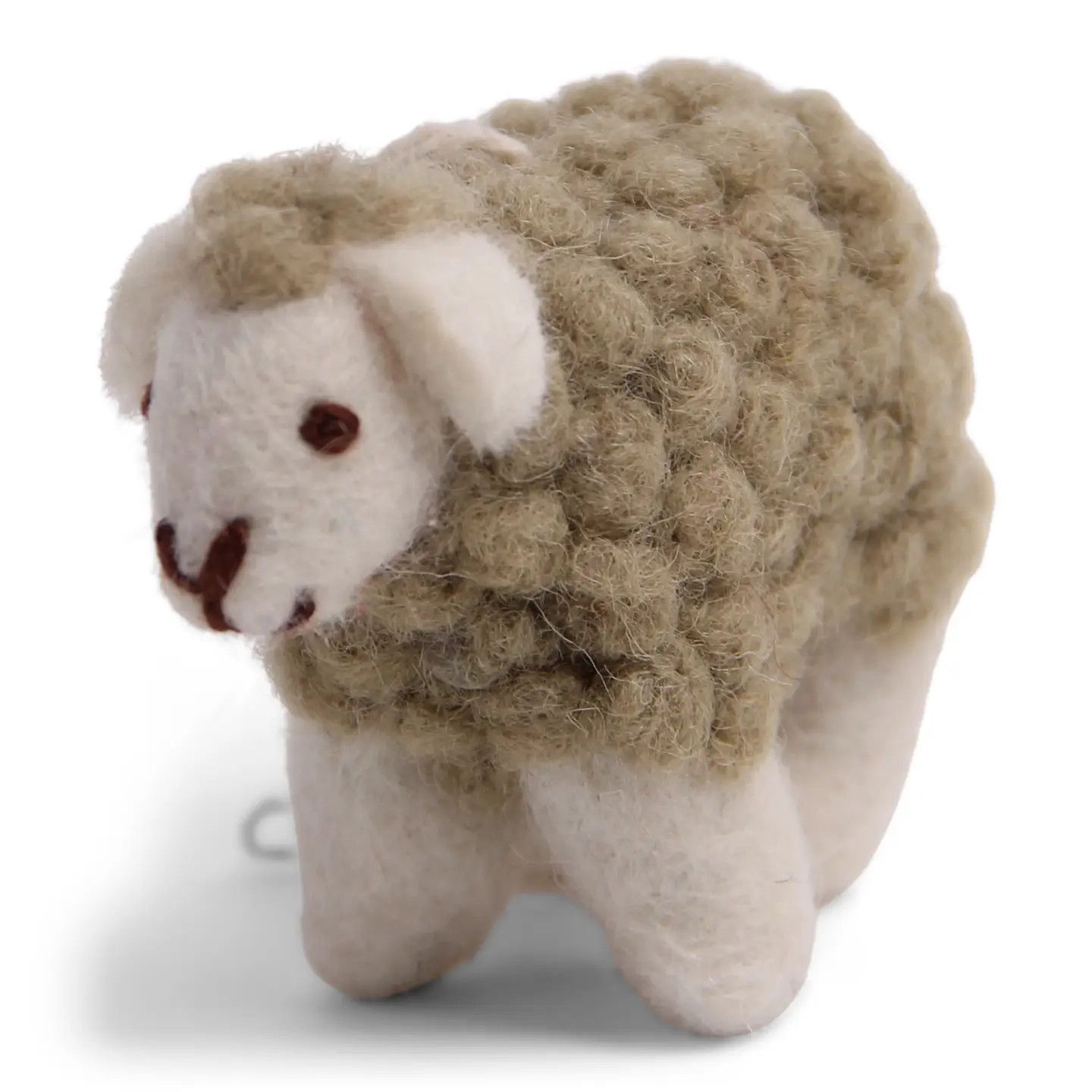 Dusty Green Felt Mini Sheep