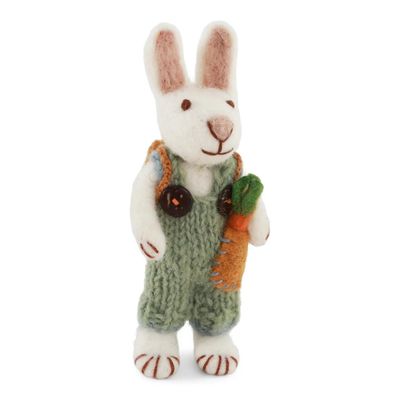 Felt Bunny with Carrot &amp; Backpack