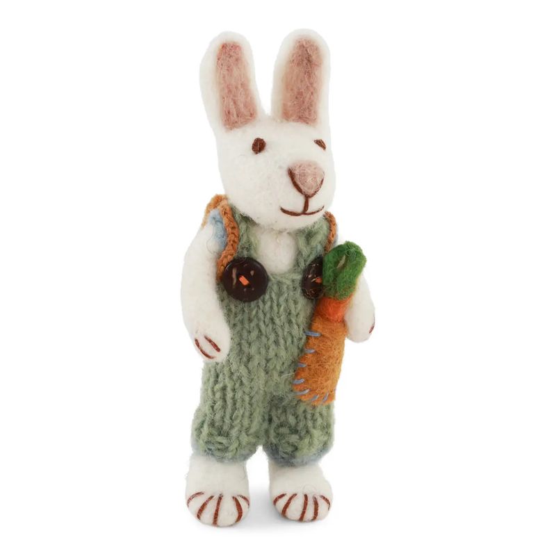 Felt Bunny with Carrot &amp; Backpack