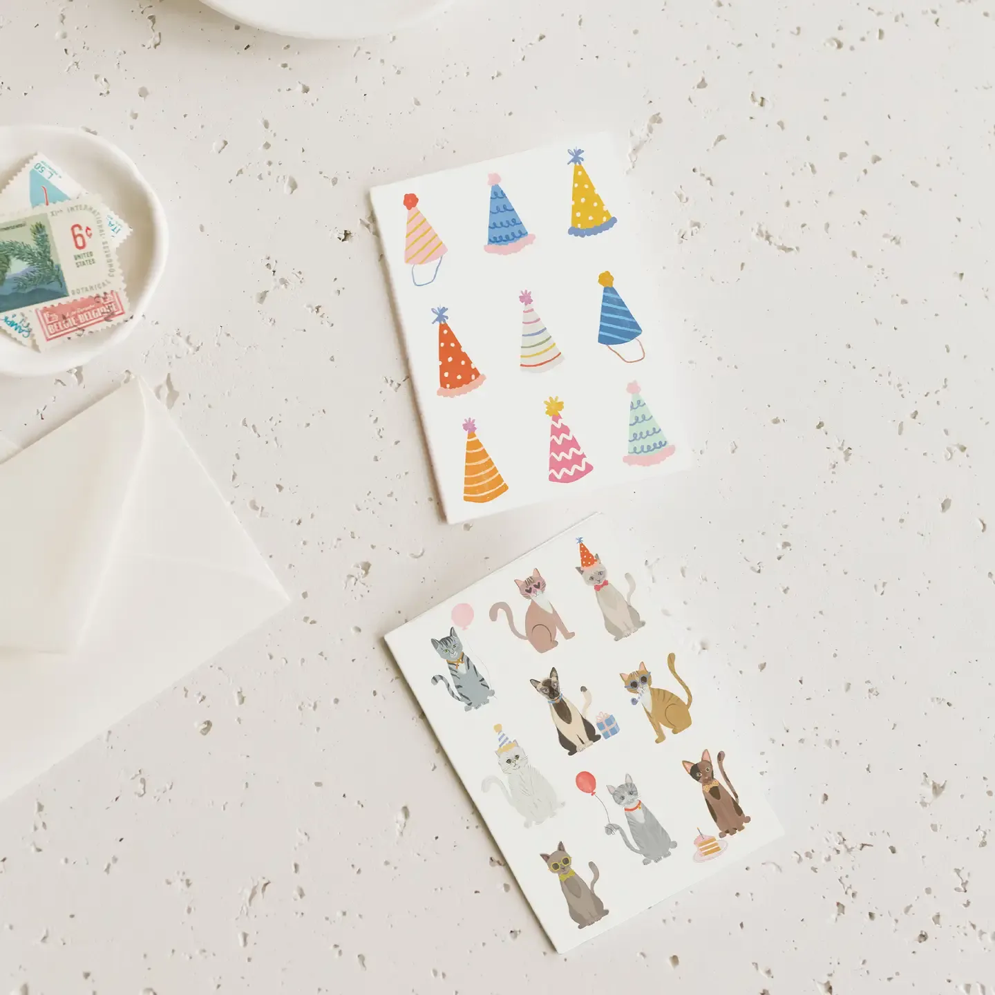 Birthday Hats Mini Card