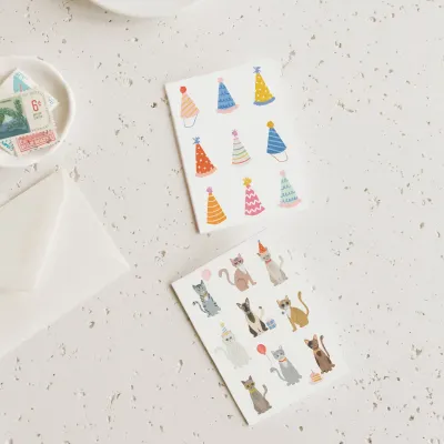 Birthday Hats Mini Card