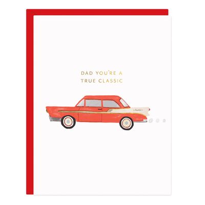 Dad Classic Car Card