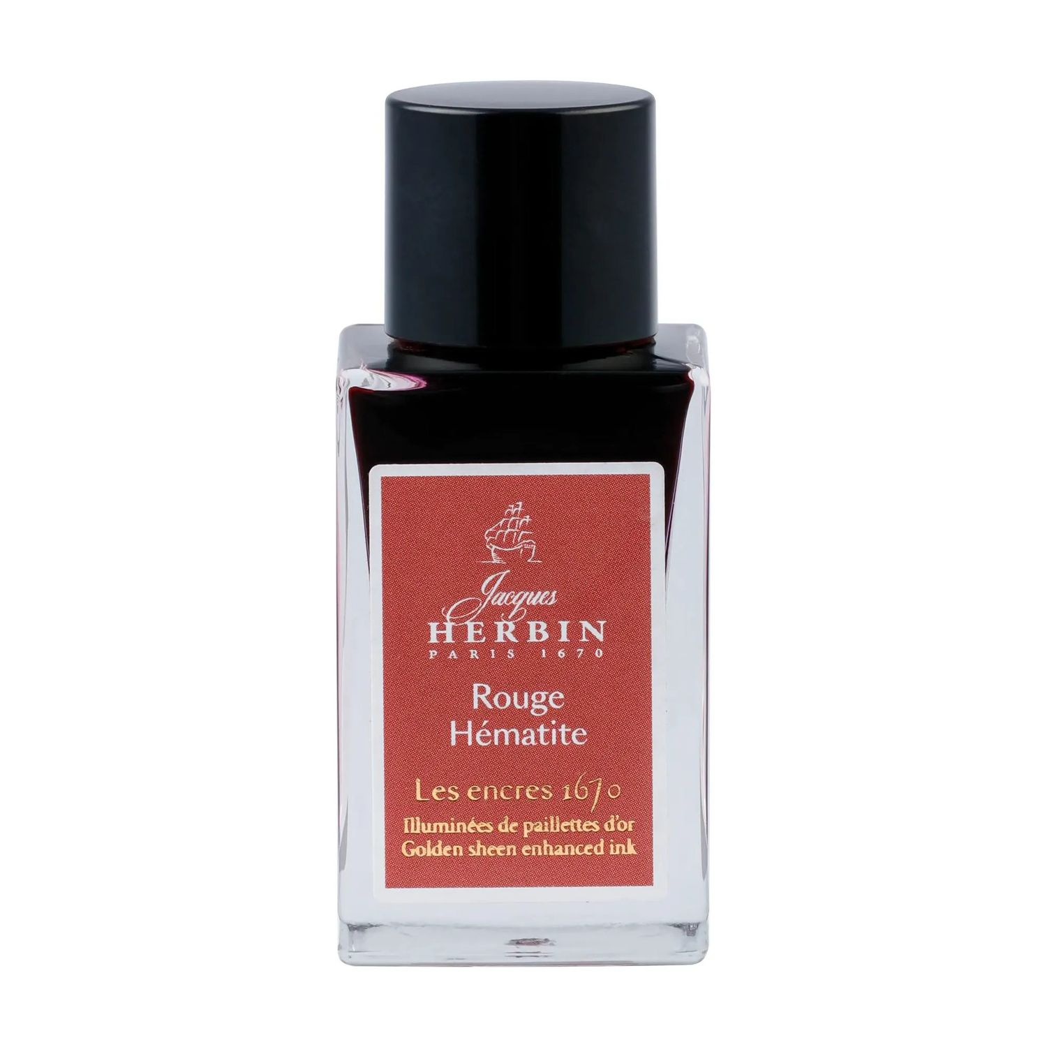J. Herbin 1670 Rouge Hematite Bottled Ink (15 ml)