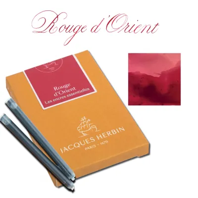 J. Herbin Essentials Ink Cartridges - Rouge d'Orient