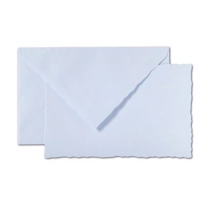 G. Lalo Verge de France Card &amp; Envelope Set - Blue (set of 10)