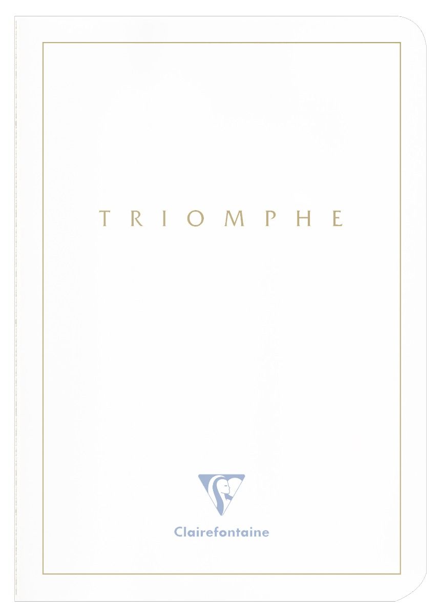 Clairefontaine Triomphe A5 White Notebook - White Paper (Blank)