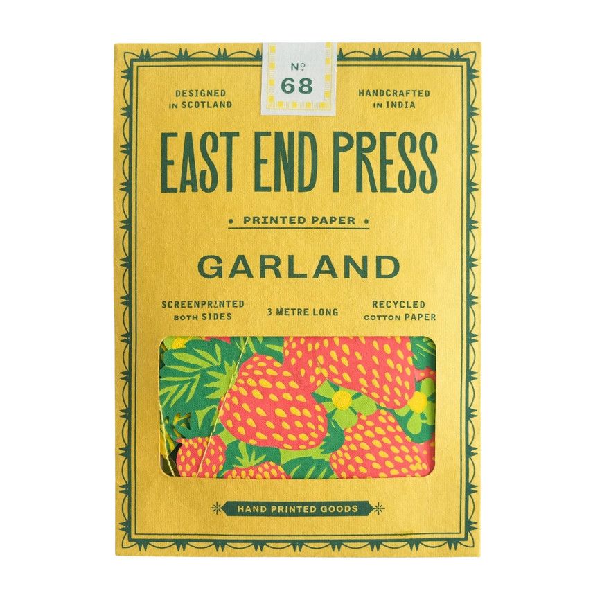 Fruit Sewn Paper Garland