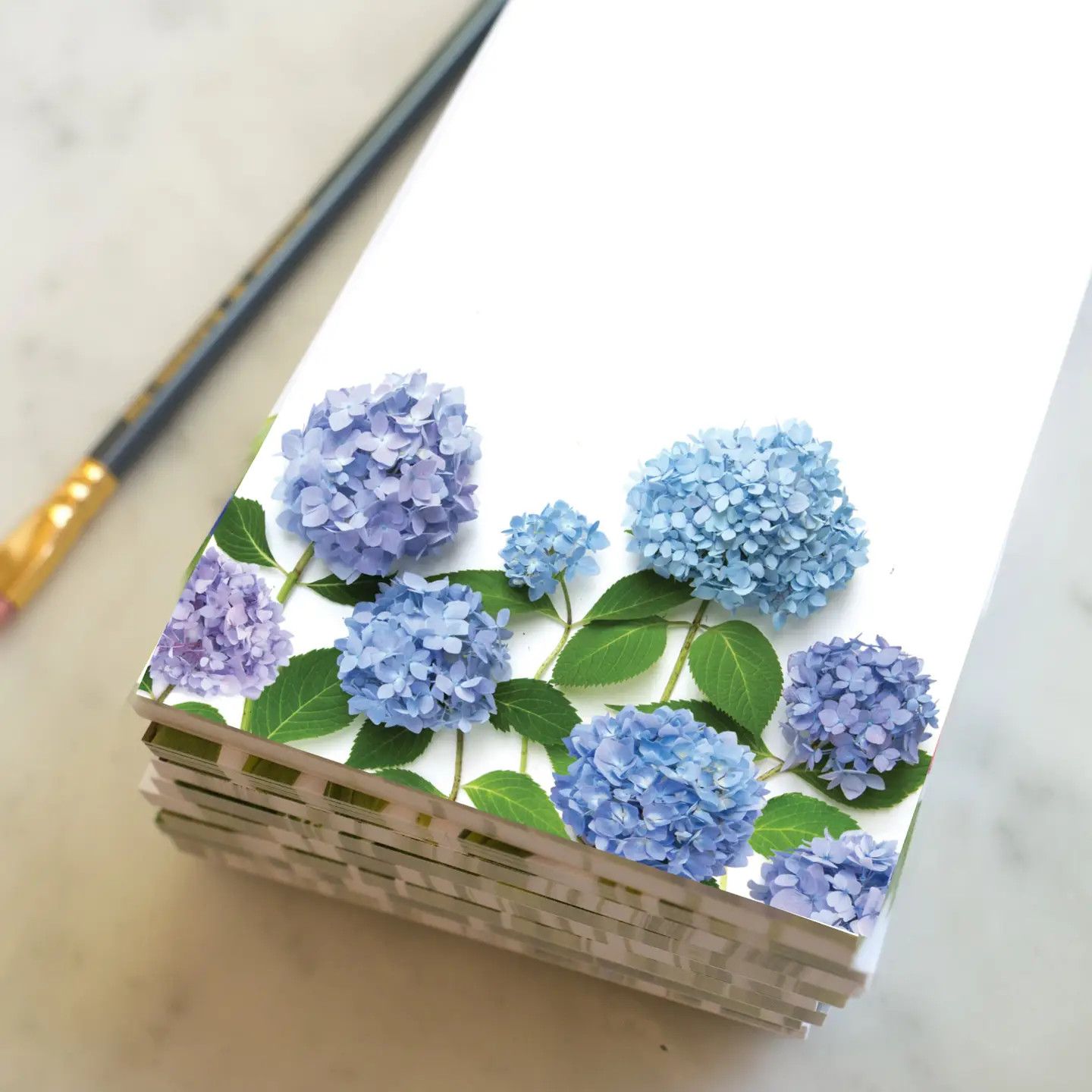 Blue Hydrangea Notepad