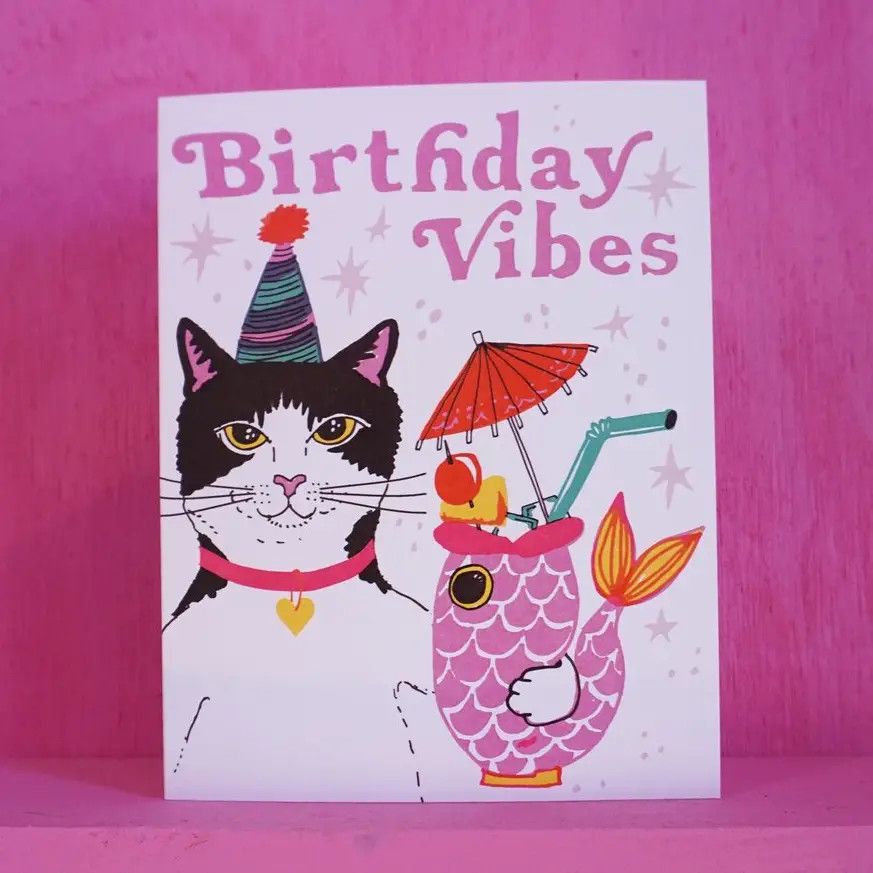 Birthday Vibes Card