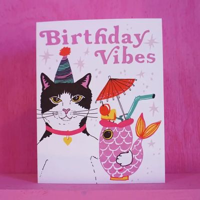 Birthday Vibes Card