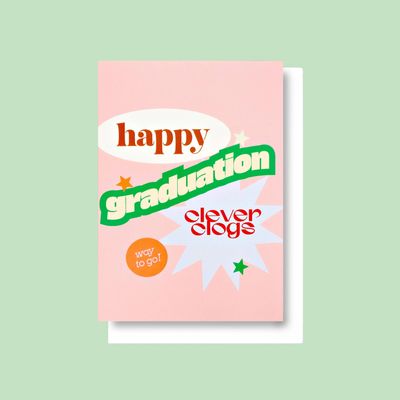 Grad Clever Clogs Card
