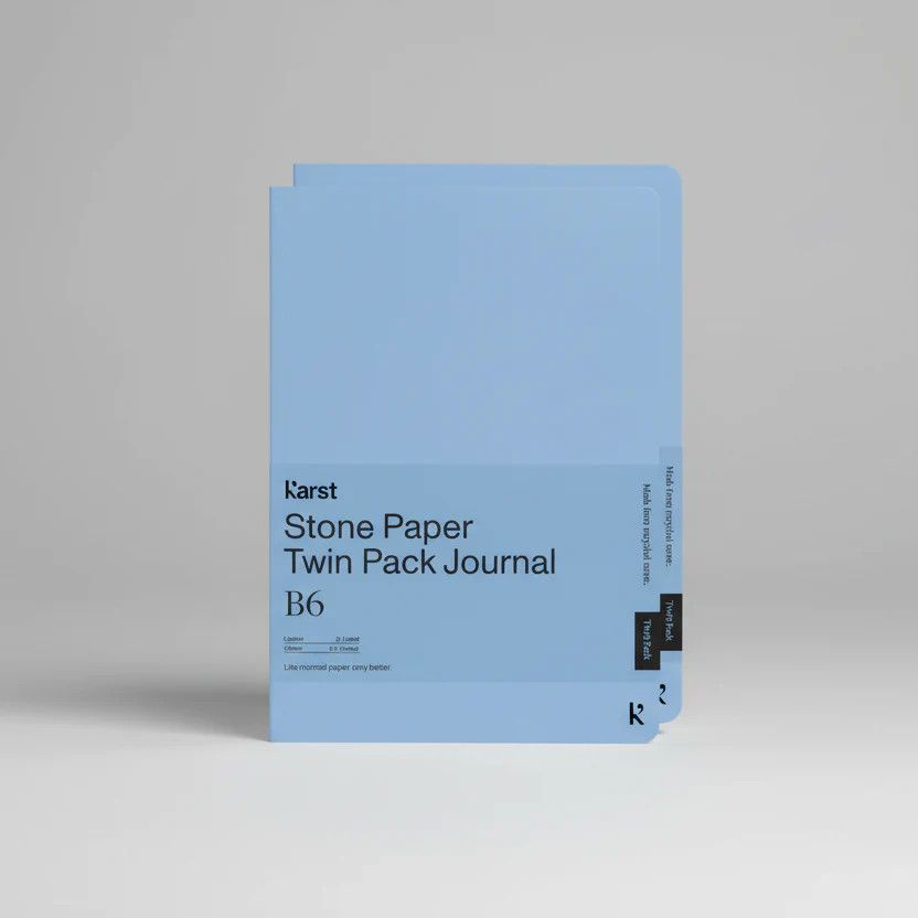 Karst B6 Daily Journal Twin Pack Cornflower Blue